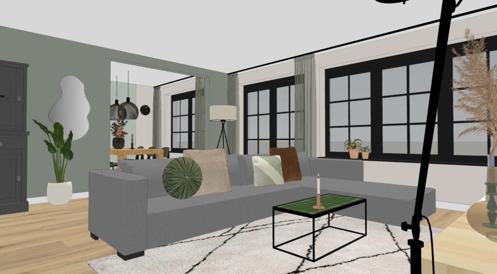 Compleet interieuradvies woonkamer uitgeest