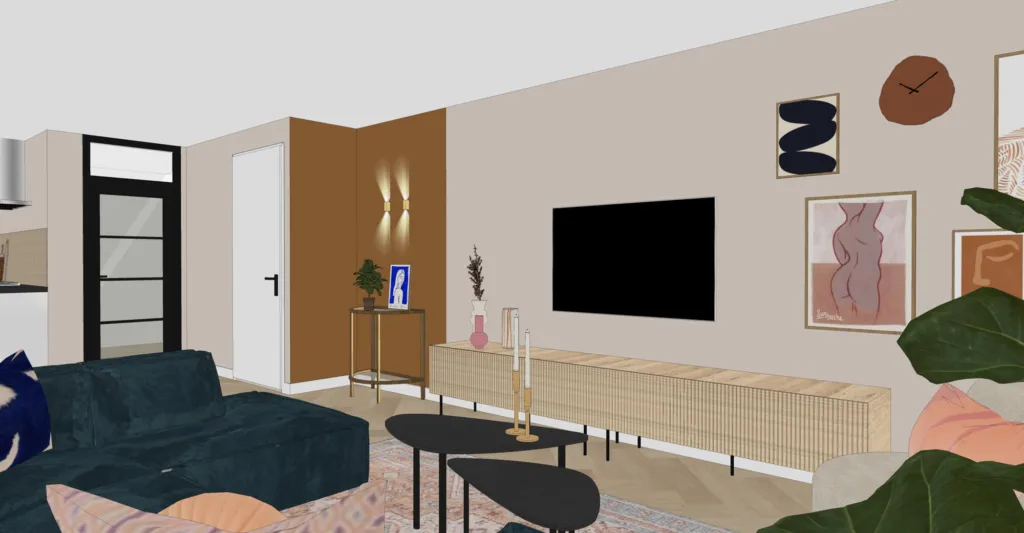 interieurontwerp gezellige familiewoning heemskerk