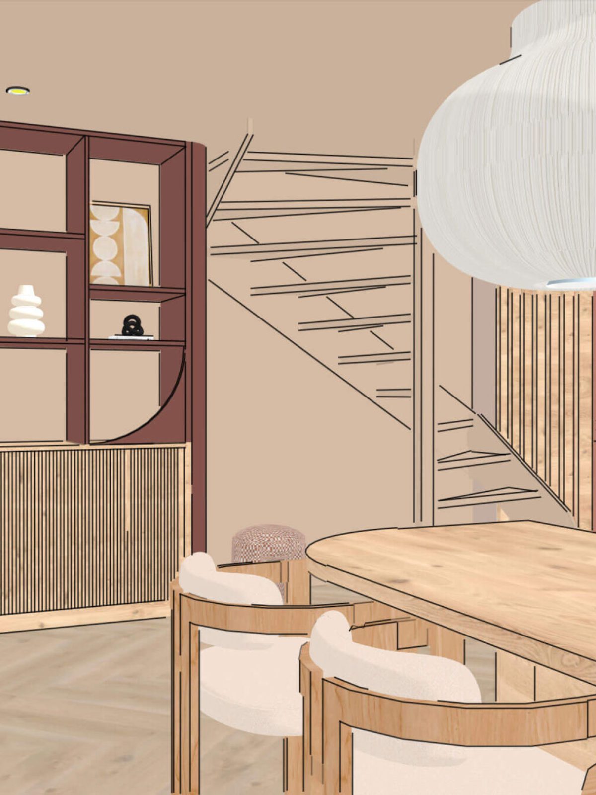 Sketchup 3d visualisatie support